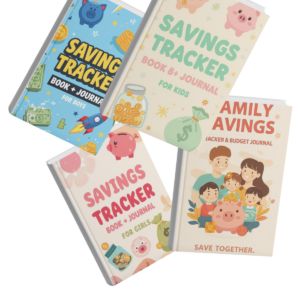 Complete Family Savings & Budget Planner Bundle (4-Book Set)