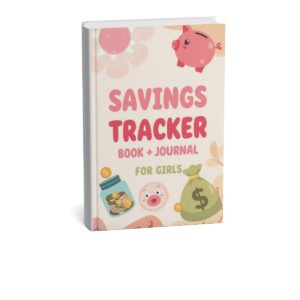 Money Savings Tracker & Journal for Girls
