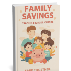 Savings tracker and journal for Family